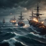 War Sails тактика морского боя против нескольких кораблей и защита флагмана